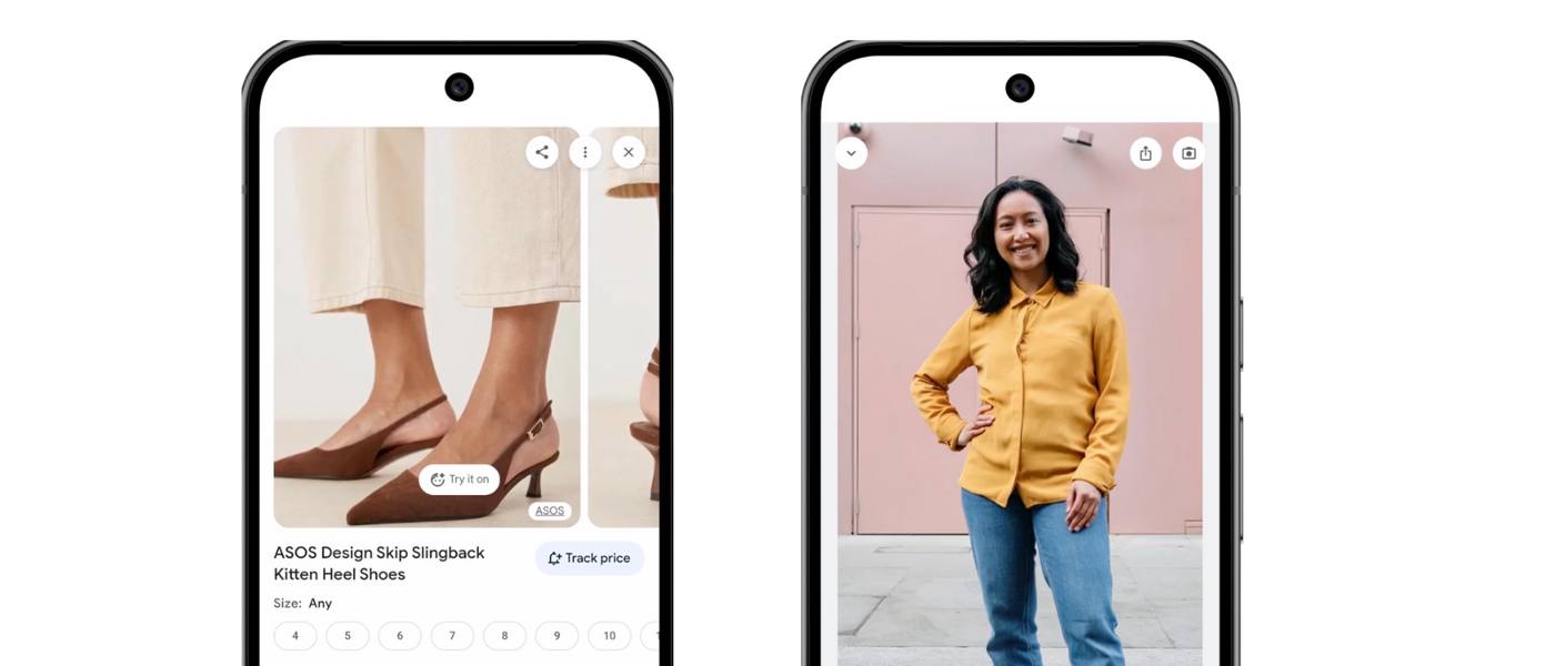 Google8217s AI try-on imagines your feet in new shoes
