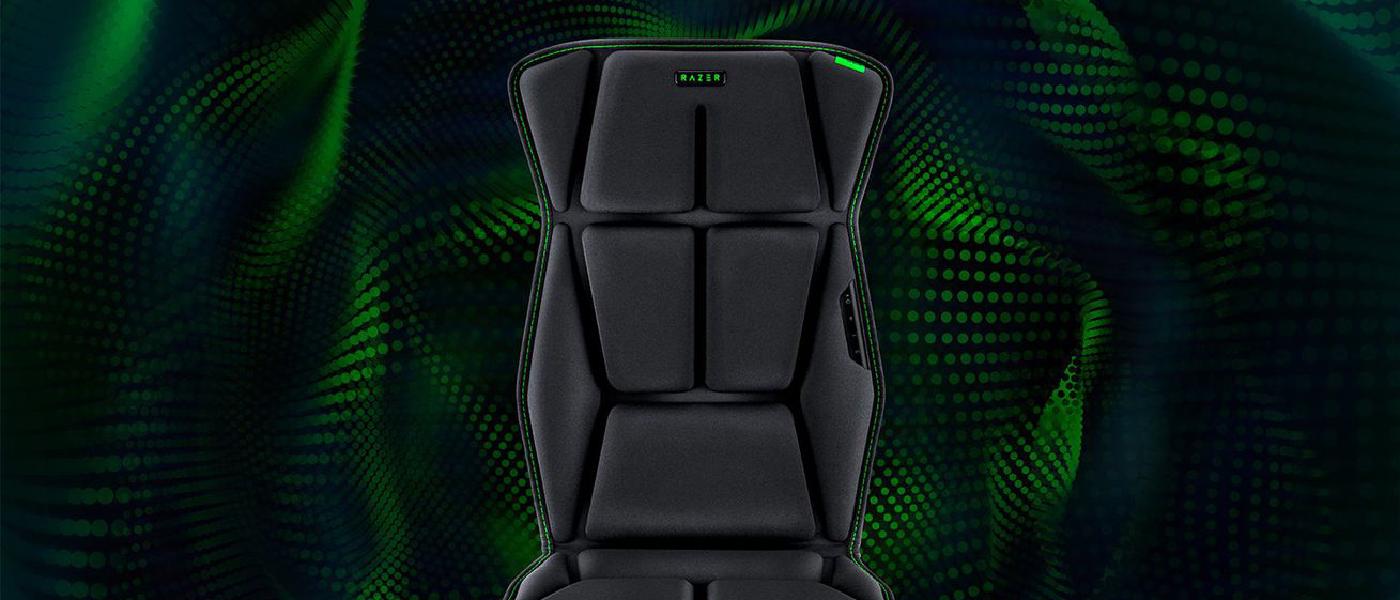 Razer leans into haptics with a new gaming cushion and vibrating headphones