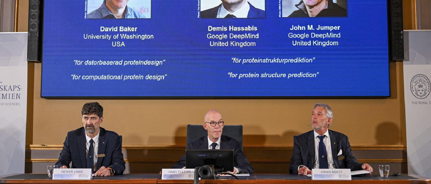 Google AI scientists win Nobel Prize in chemistry