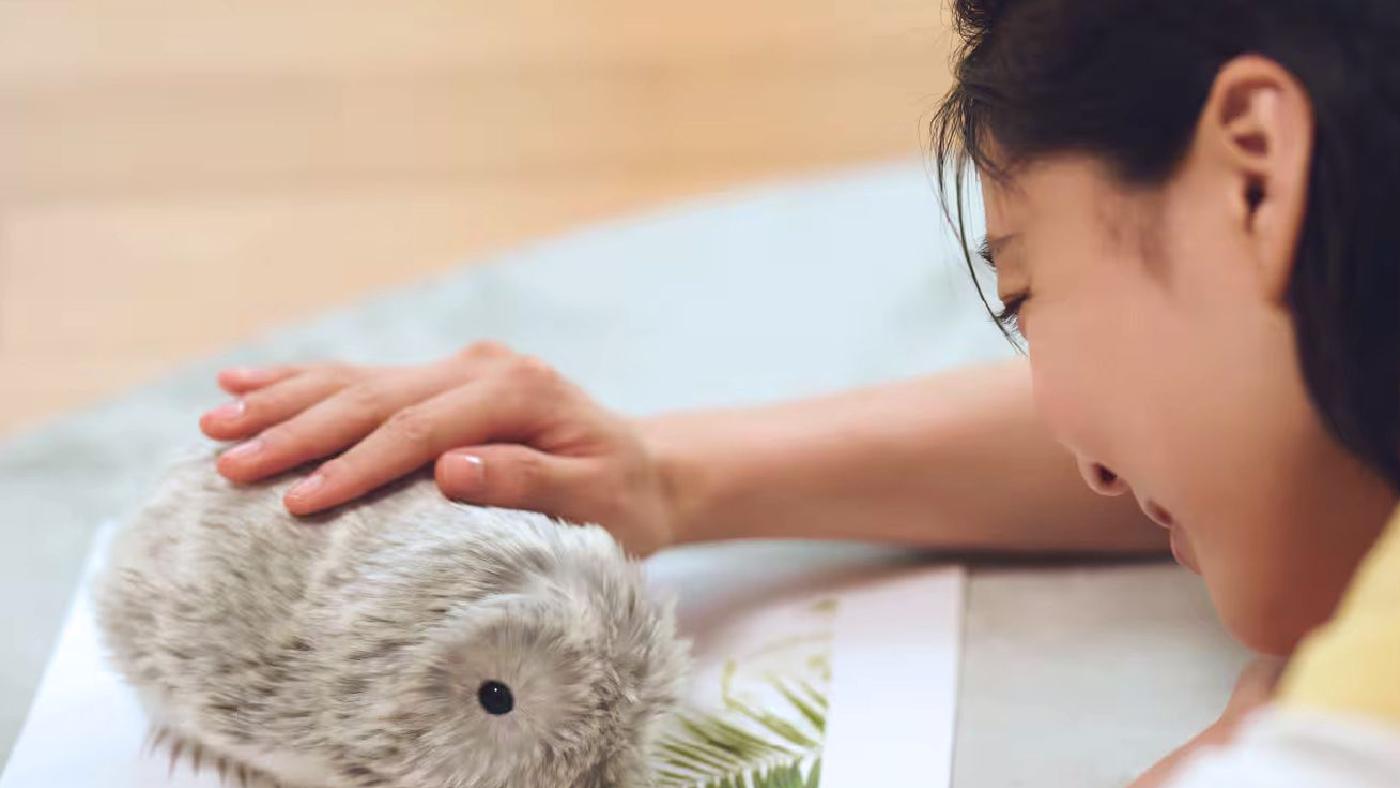 Casio made a furry robot designed to cuddle and calm you down